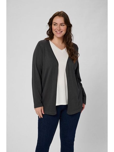 KAFFE curve Kardigan w kolorze czarnym rozmiar: XL. Czarne kardigany KAFFE curve. Za 104,89 zł.