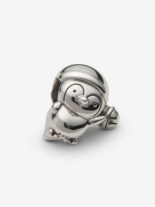 Pandora Srebrny charms "Penguin" rozmiar: onesize. Szare zawieszki Pandora, srebrne. Za 139,95 zł.