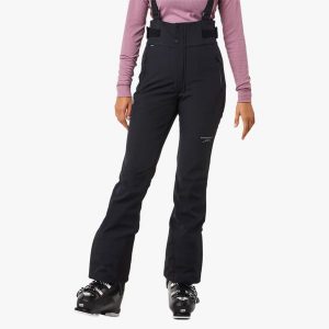 Spodnie narciarskie damskie Swedemount Vail Softshell Bib Pants wodoodporne. Czarne spodnie sportowe SWEDEMOUNT, na zimę, bez wzorów, z softshellu, narciarskie. Za 447,00 zł.