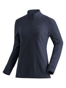 Maier Sports Bluza polarowa "Denise" w kolorze granatowym rozmiar: 44. Niebieskie bluzy Maier Sports, bez wzorów, z materiału, bez kaptura. Za 136,13 zł.