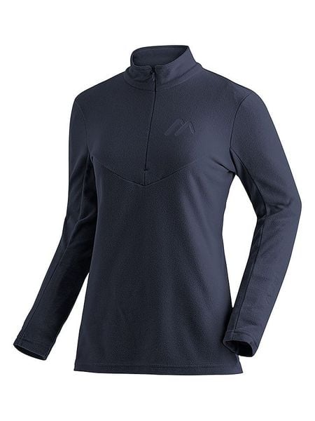 Maier Sports Bluza polarowa "Denise" w kolorze granatowym rozmiar: 36. Niebieskie bluzy Maier Sports, bez wzorów, z materiału, bez kaptura. Za 145,26 zł.