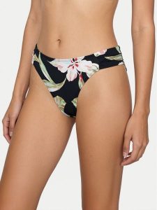 Roxy Dół od bikini Printed Essentials ERJX405245 Czarny. Czarne bikini Roxy, bez wzorów, z syntetyku. Za 139,99 zł.