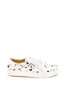 Noosy Sneakersy w kolorze białym ze wzorem rozmiar: 40. Białe trampki Noosy, bez wzorów, z materiału, bez zapięcia. Za 113,36 zł.