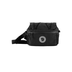 Nerka rowerowa Fjallraven Hoja Expandable Hip Pack - black. Czarne nerki i saszetki Fjällräven, bez wzorów. Za 429,99 zł.