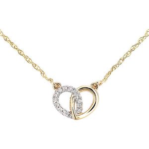 Revoni Złoty naszyjnik z diamentami - dł. 42 cm rozmiar: onesize. Żółte naszyjniki Revoni, z diamentem, złote. Za 1 701,08 zł.