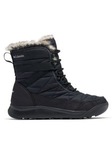 Columbia Śniegowce Minx Shorty IV 2079181 Czarny. Czarne buty zimowe Columbia, z materiału, bez obcasa, bez zapięcia. Za 319,00 zł.