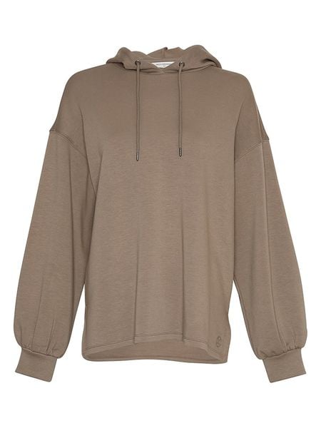 MOSS COPENHAGEN Bluza w kolorze jasnobrązowym rozmiar: XS/S. Brązowe bluzy Moss Copenhagen, s, bez wzorów, z kapturem. Za 130,81 zł.