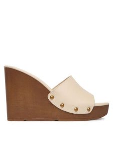 Aldo Klapki Grounded 14298908 Écru. Klapki ALDO, bez wzorów, ze skóry, bez obcasa. Za 339,99 zł.