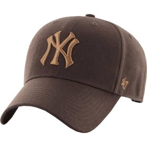 Czapka z daszkiem - New York Yankees Czapka regulowana. Niebieskie czapki 47 Brand, bez wzorów, sportowe. Za 139,00 zł.