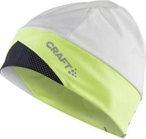 Czapka Craft Adv Lumen Fleece. Białe czapki Craft, bez wzorów, z dżerseju. Za 145,15 zł.