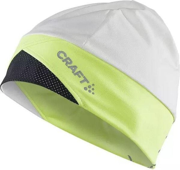 Czapka Craft Adv Lumen Fleece. Białe czapki Craft, bez wzorów, z dżerseju. Za 147,80 zł.