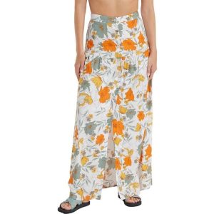 Spódnica Damska O'Neill Alofa Maxi. Białe spódnice O'Neill, bez wzorów, z materiału, boho, maxi. Za 319,00 zł.
