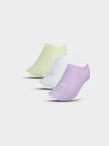 4F Skarpety casual stopki (3-pack) damskie - multikolor 39-42. Skarpetki 4f, bez wzorów, z bawełny. Za 44,99 zł.