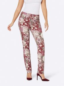 WITT WEIDEN Dżinsy - Slim fit - w kolorze czerwonym rozmiar: W21. Czerwone jeansy WITT WEIDEN, bez wzorów. Za 78,99 zł.