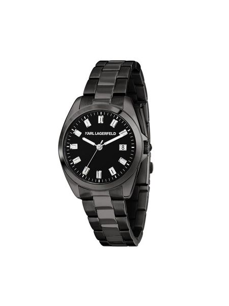 KARL LAGERFELD Zegarek R0553101513 Czarny. Czarne, analogowe zegarki KARL LAGERFELD. Za 699,99 zł.