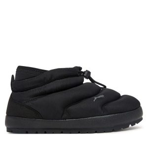 Śniegowce Puma. Czarne buty zimowe Puma, bez obcasa, bez zapięcia. Za 279,99 zł.