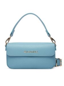 Valentino Torebka Alexia VBS5A804 Niebieski. Niebieskie torebki klasyczne Valentino, bez wzorów, ze skóry, bez dodatków. Za 529,99 zł.