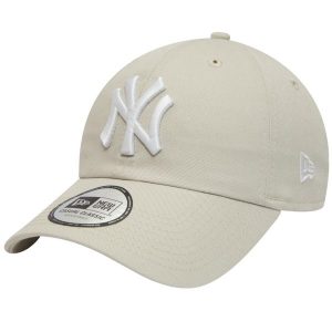 Czapka z daszkiem damska New Era 9TWENTY League Essentials New York Yankees Cap. Brązowe czapki New Era, bez wzorów, sportowe. Za 109,99 zł.
