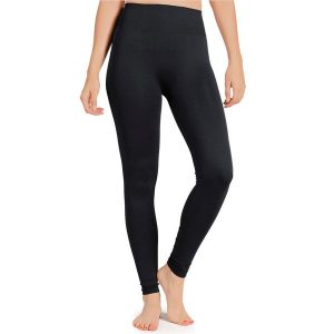 Legginsy do tańca nowoczesnego damskie Starever wysoki stan. Czarne legginsy STAREVER, bez wzorów, z elastanu, z podwyższonym stanem. Za 59,99 zł.
