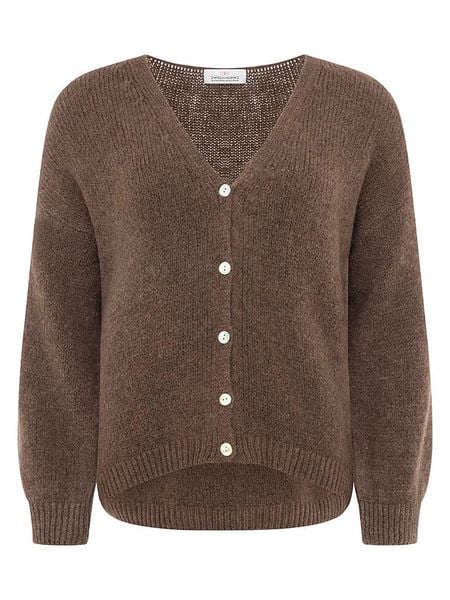 Zwillingsherz Kardigan "Uni" w kolorze brązowym rozmiar: onesize. Brązowe kardigany Zwillingsherz. Za 244,95 zł.
