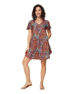 Aller Simplement Sukienka ze wzorem rozmiar: 34/36. Sukienki Aller Simplement, na co dzień, bez wzorów, bez kołnierzyka, bez ramiączek, mini, proste. Za 43,99 zł.