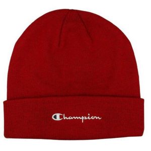 Czapka Unisex Dla Dorosłych Haft. Czerwone czapki Champion, bez wzorów. Za 97,99 zł.