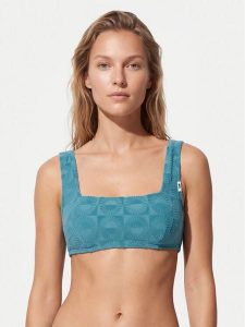 Quiksilver Góra od bikini Dark Roy EQWX303136 Niebieski. Niebieskie bikini Quiksilver, bez wzorów, z syntetyku. Za 169,99 zł.