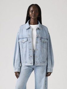 Levi's Kurtka dżinsowa w kolorze błękitnym rozmiar: M. Niebieskie kurtki Levi's®, m, bez wzorów, z bawełny, bez kaptura. Za 255,06 zł.