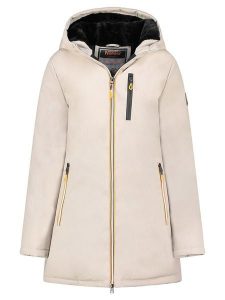 Geographical Norway Parka "Cassim" w kolorze kremowym rozmiar: XL. Brązowe płaszcze Geographical Norway, xl, bez wzorów, bez kaptura. Za 227,31 zł.