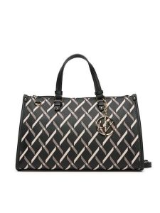 Armani Exchange Torebka XW000400 AF17155 MC043 Czarny. Czarne torebki klasyczne Armani Exchange, bez wzorów, ze skóry, bez dodatków. Za 459,99 zł.