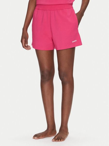 HUGO Szorty sportowe 50490596 Różowy Regular Fit. Czerwone spodenki sportowe Hugo, xl, bez wzorów, z bawełny. Za 149,99 zł.