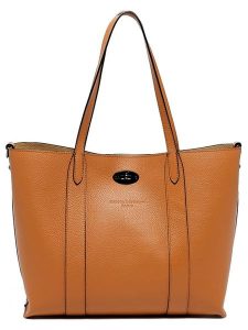 Maison héritage PARIS Skórzany shopper bag "Elis" w kolorze karmelowym - 41 x 30 x 10 cm rozmiar: onesize. Brązowe shopper bag Maison héritage PARIS, bez wzorów, z materiału, na ramię, bez dodatków. Za 369,99 zł.