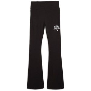 Puma Legginsy Class High-Waist Flared 68503901. Czarne legginsy Puma, bez wzorów, z podwyższonym stanem. Za 106,99 zł.