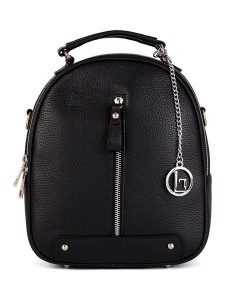 Lia Biassoni Skórzany plecak w kolorze czarnym - 23 x 27 x 10 cm rozmiar: onesize. Czarne plecaki Lia Biassoni. Za 304,99 zł.