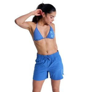 Spodenki boardshort dla Kobiety ROXY WAVE 5" Niebieski. Niebieskie szorty Roxy, bez wzorów, z elastanu, sportowe. Za 219,99 zł.