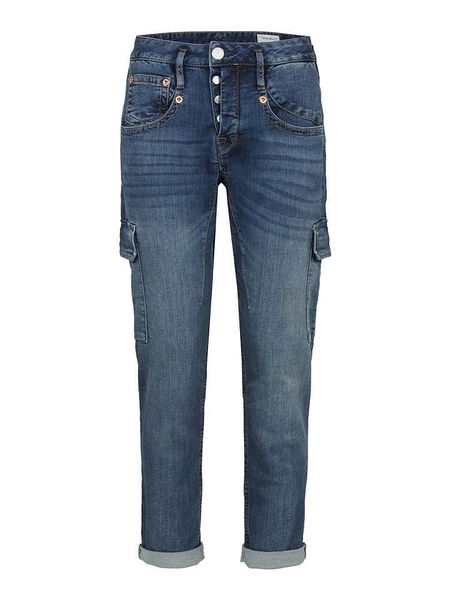 Herrlicher Dżinsy - Slim fit - w kolorze niebieskim rozmiar: W29. Niebieskie jeansy Herrlicher, bez wzorów, z podwyższonym stanem. Za 192,33 zł.