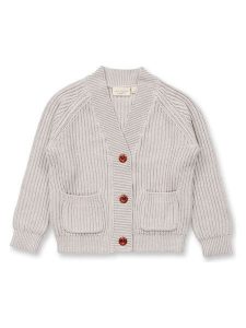 Sense Organics Kardigan "Chasska" w kolorze kremowym rozmiar: 116. Brązowe kardigany Sense Organics, z bawełny. Za 92,64 zł.