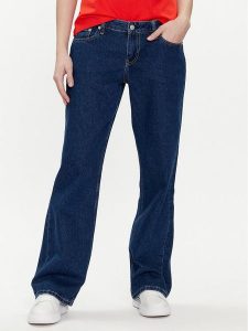 Calvin Klein Jeans Jeansy J20J223429 Granatowy Baggy Fit. Niebieskie jeansy Calvin Klein Jeans, bez wzorów, z bawełny. Za 329,99 zł.