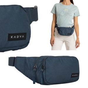 Saszetka nerka KADVA CityQuest. Niebieskie nerki i saszetki KADVA, bez wzorów. Za 29,99 zł.