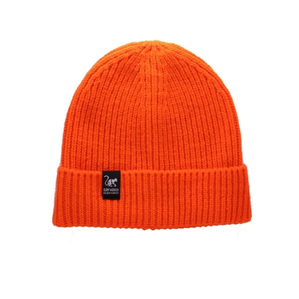 Czapka dzianinowa – z obszyciem /uniwersalny (Pomarańczowy). Żółte czapki SURF MONKEY, bez wzorów, z dzianiny, sportowe. Za 119,95 zł.