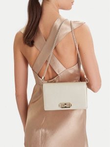 Nine West Torebka EO-Bellis-LX20070 Écru. Torebki klasyczne Nine West, bez wzorów, z materiału, bez dodatków. Za 219,99 zł.