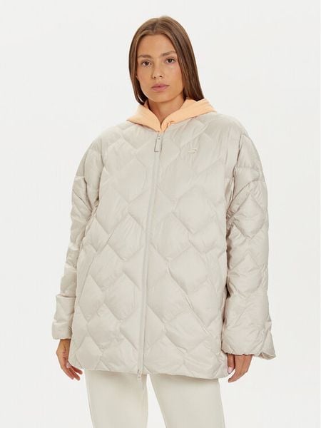 New Balance Kurtka puchowa WJ43503 Beżowy Loose Fit. Brązowe kurtki New Balance, m, bez wzorów, z puchu, bez kaptura. Za 579,99 zł.