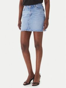 HUGO Spódnica jeansowa Gatalie 50559749 Niebieski Regular Fit. Niebieskie spódnice Hugo, s, bez wzorów, z bawełny. Za 499,99 zł.