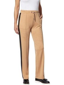 WITT WEIDEN Spodnie w kolorze jasnobrązowo-czarnym rozmiar: 38. Brązowe spodnie z wysokim stanem WITT WEIDEN, bez wzorów, z materiału, z podwyższonym stanem. Za 39,99 zł.