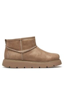 Skechers Śniegowce Keepsakes Lite 169018/TPE Brązowy. Brązowe buty zimowe Skechers, ze skóry, bez obcasa, bez zapięcia. Za 239,99 zł.