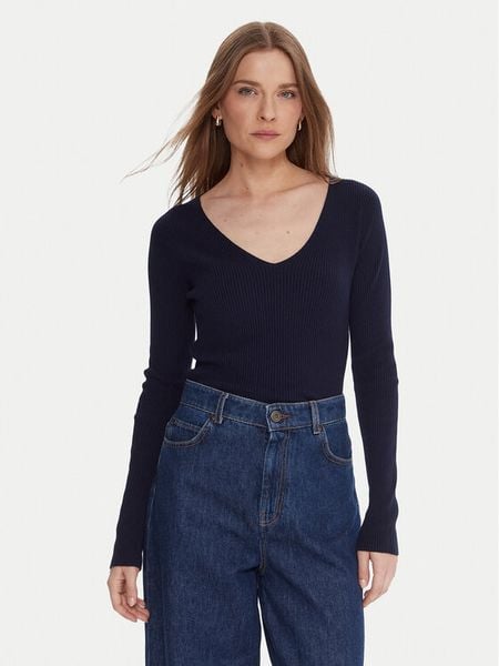 Kontatto Sweter 3M0818C Granatowy Slim Fit. Niebieskie swetry klasyczne Kontatto, m, z syntetyku, bez kołnierzyka. Za 189,99 zł.