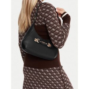 Torebka Guess. Czerwone listonoszki Guess, z aplikacjami, bez dodatków. Za 234,99 zł.