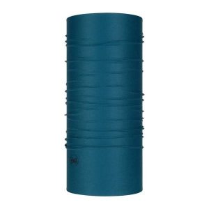 Chusta Buff Coolnet UV+ Insect Shield. Niebieskie apaszki i chusty Buff, bez wzorów. Za 105,75 zł.