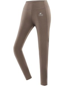 Alpine Pro Legginsy sportowe "Marda" w kolorze jasnobrązowym rozmiar: XL. Brązowe legginsy Alpine Pro, xl, bez wzorów, z materiału, outdoorowe. Za 118,84 zł.