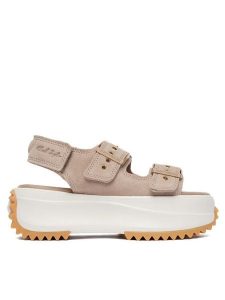 Converse Sandały A20647C Brązowy. Brązowe sandały Converse, bez wzorów, z materiału, bez obcasa, na płaskiej podeszwie, bez zapięcia. Za 419,99 zł.